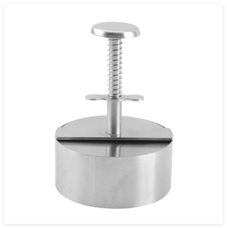 14 x 10,5 x 10,5 cm) Pressa per hamburger, pressa per carne per hamburger, pressa per hamburger, acciaio inossidabile, argento | Leroy Merlin
