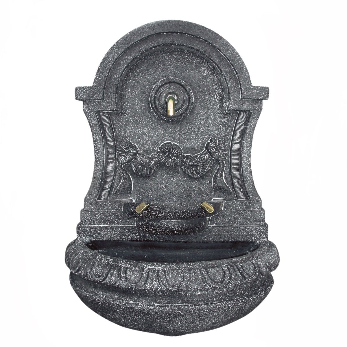 Fonte de Jardim suspensa HADAR 45x15x67cm. Com bomba de Concreto Pedra ...