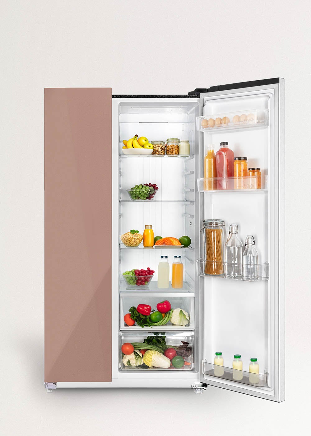 CREATE - FRIDGE STUDIO SIDE BY SIDE 550 - Réfrigérateur Side by Side 550 L No Frost- Moka - 5
