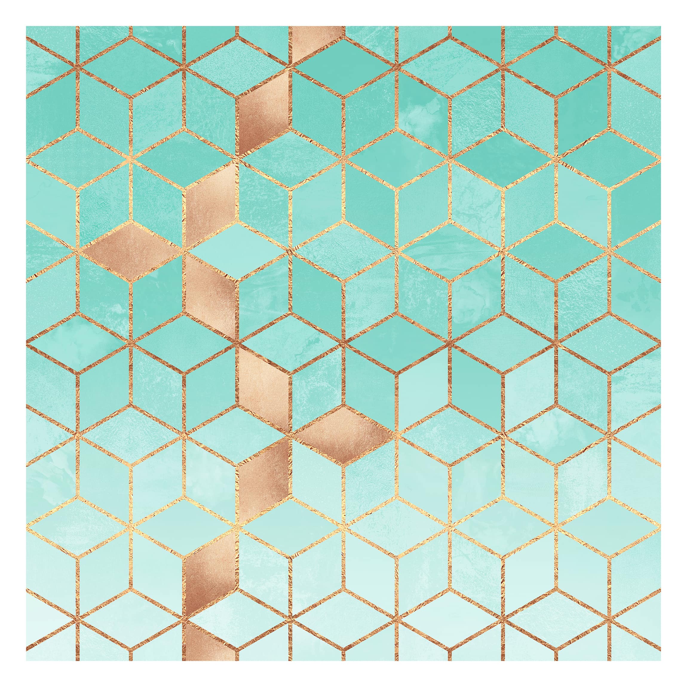 Papel pintado estampado abstracto acuarela arte estampado 3d géométrie 210 - salón dormitorio cocina - tnt 240 x 240 cm smart