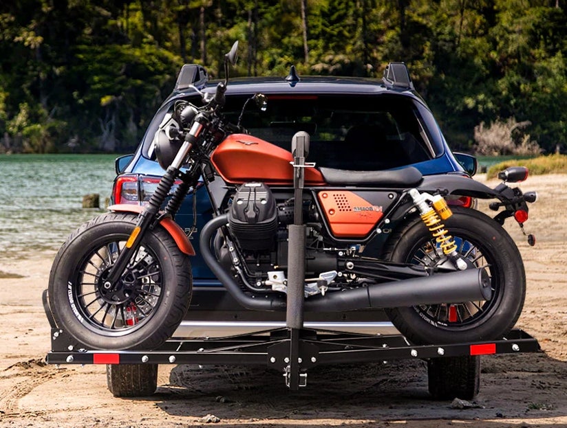Porte Moto Attelage Scooter avec Rampe de chargement 227kg - 2