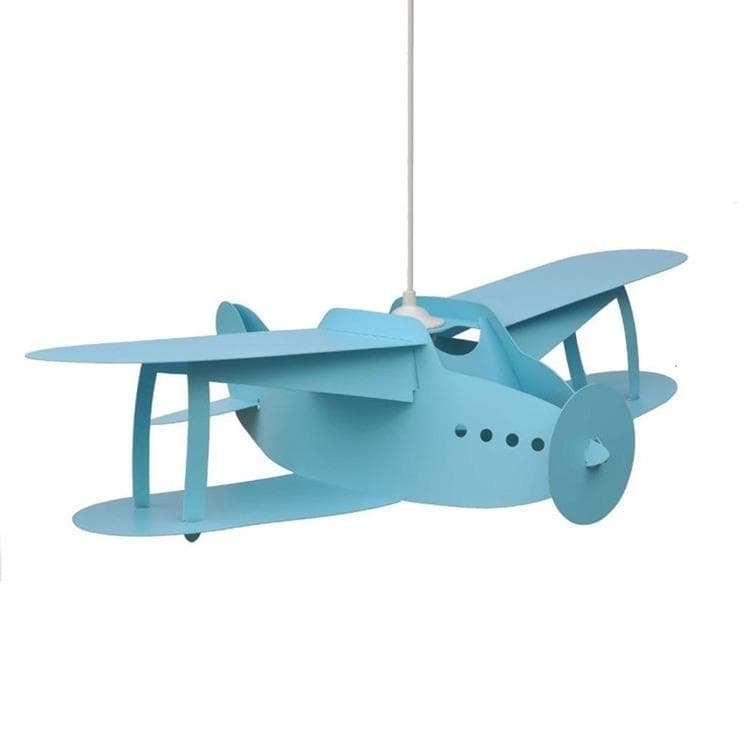 Lampe suspension enfant AVION - R&M Coudert - turquoise - 6