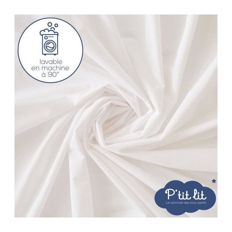 Lot de 2 Proteges matelas Bébé - 70x140 cm - Alese Imperméable et Micro Respirante - Lavable a 90°C - Souple et Silencieux - 4
