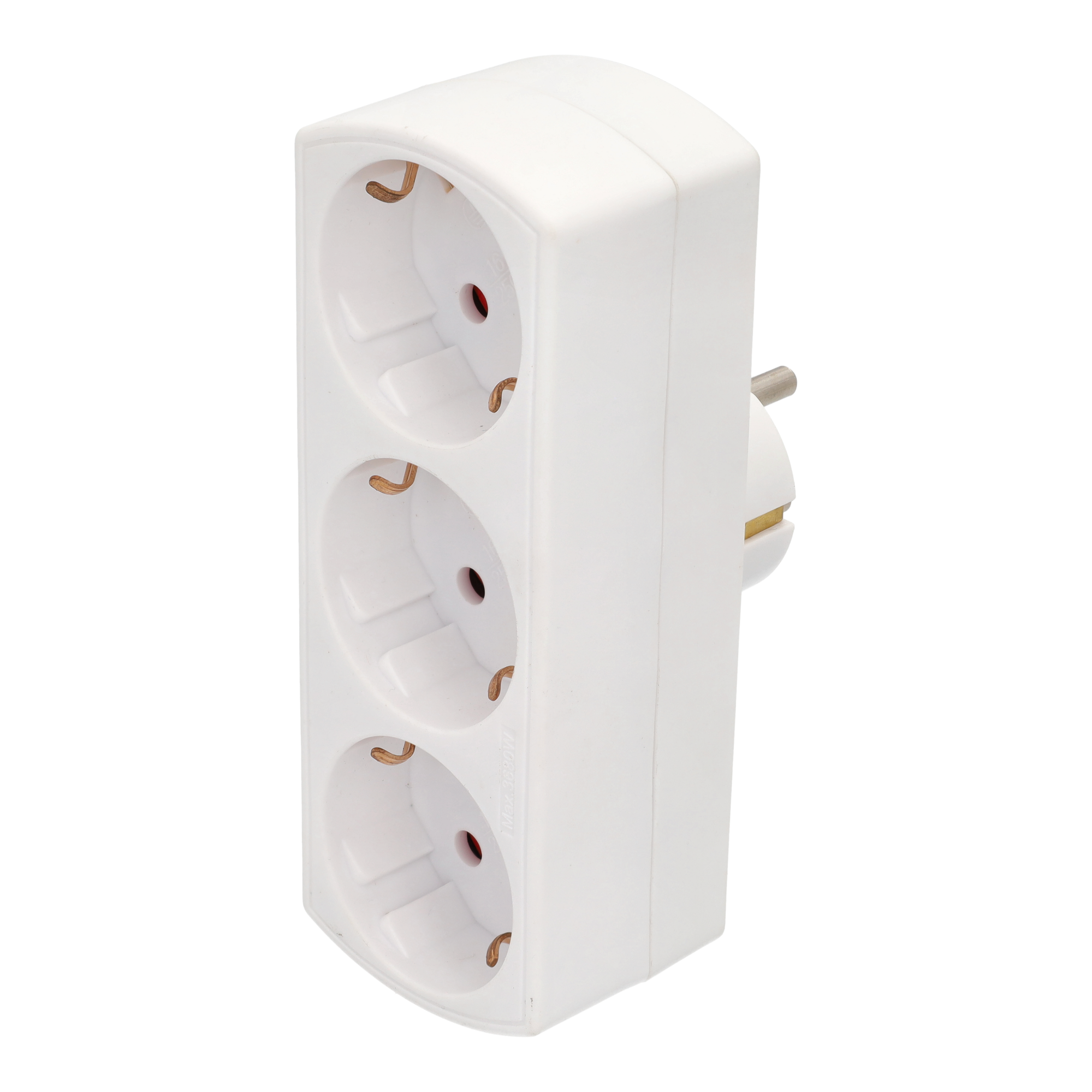 Jandei Ladrón Adaptador de Corriente Triple Enchufe Schuko 3x16A, 250V ...