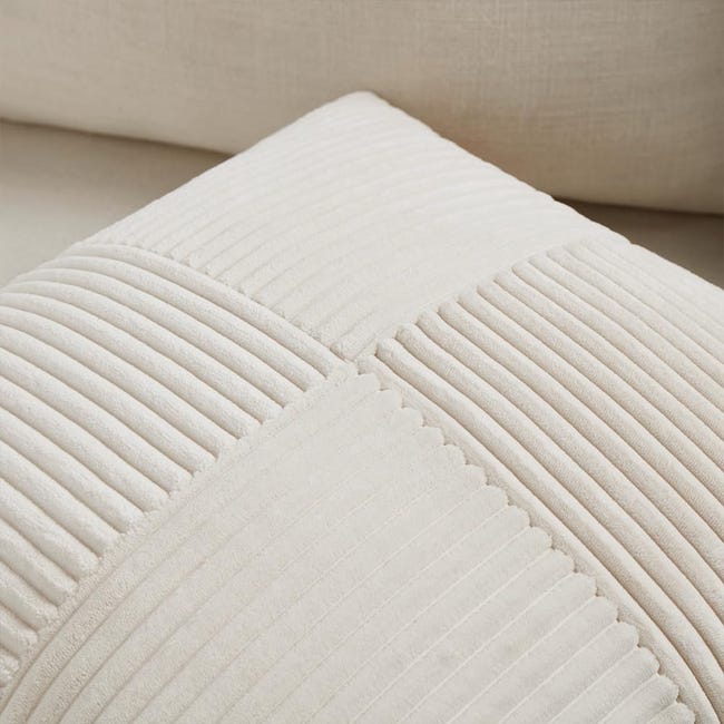 HAUSSY Set Di 2 Federe Per Cuscini In Velluto A Coste Morbido – 45x45 Cm – Cuscini Decorativi Con Cerniera Invisibile Per Divano E Letto
