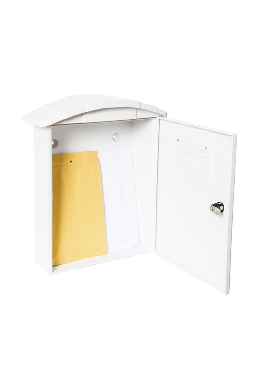 ARREGUI Costa E5301 Cassetta Postale Individuale in Plastica Resistente, Cassetta della Posta da Parete, Dimensione M (DIN A4 e Riviste), Bianco - 2