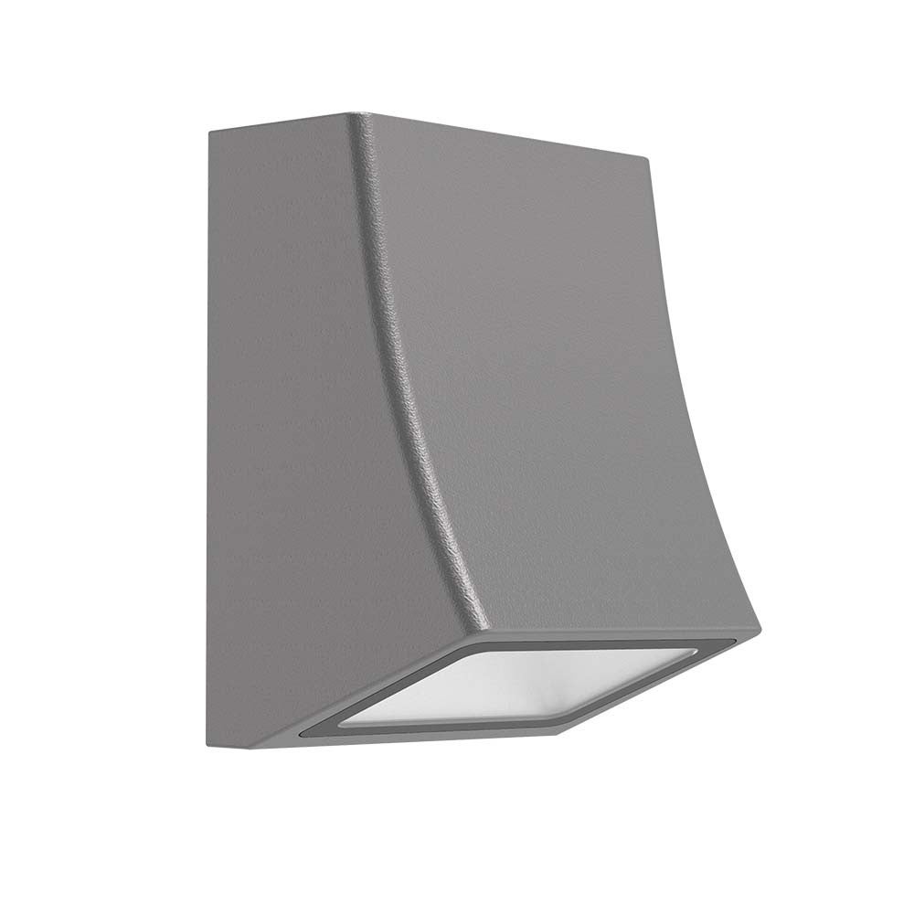 Zewnętrzna lampa ścienna LED Slide 8W ciemnoszara 3000K IP65 IK08 Iberlamp