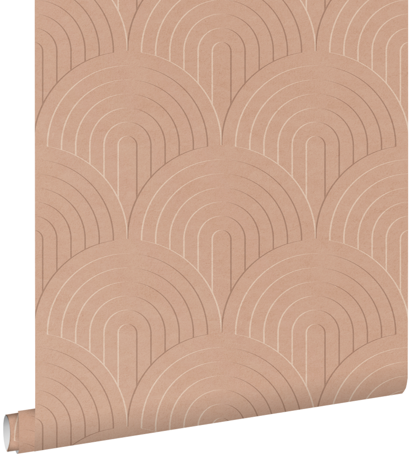 Tapeta Motyw 3D terakoty różowej - 53 cm x 10.05 m - ESTAHOME