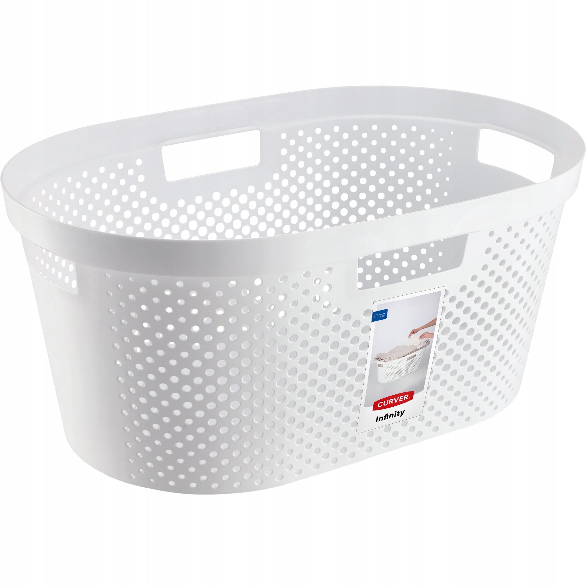 Kosz na bieliznę INFINITY 39L biały Curver