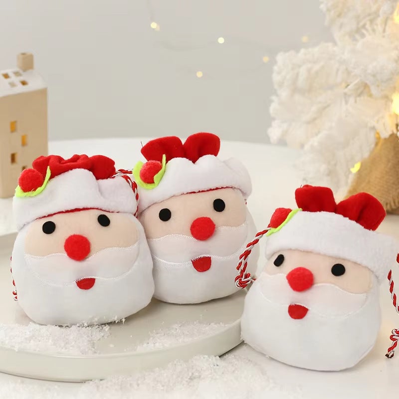 Père Noël Escalade Gonflable 6 Pieds - Avec Sac Cadeau - Décor De Noël Suspendu