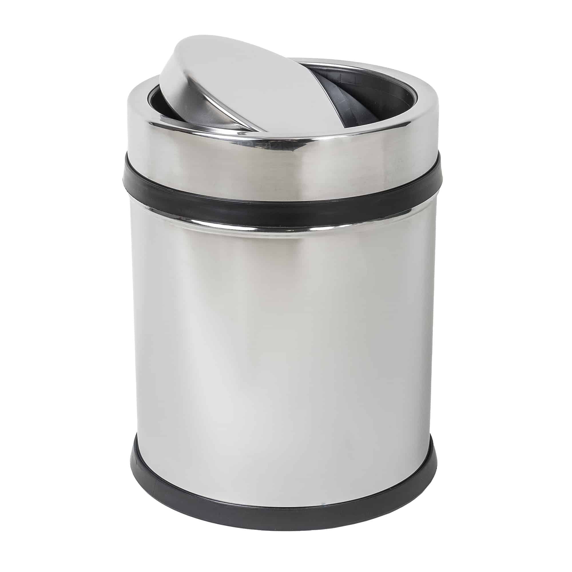 Cos menajer, capacitate 11 Litri din inox, capac rotativ / ZLN 4582