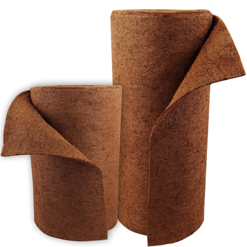 Mata kokosowa 22m mata ochronna na zimę mata na nasyp mata z włókna kokosowego 800g/m² szerokość 0,75m