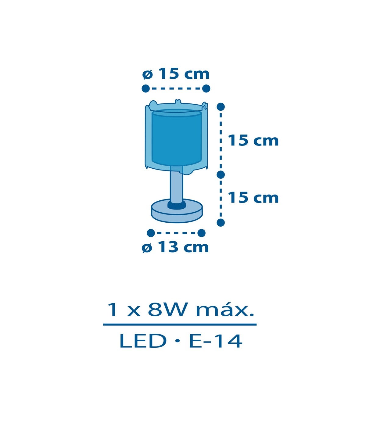 Candeeiro infantil de mesa Luz de presença LED Planets Planetas sistema solar - 7