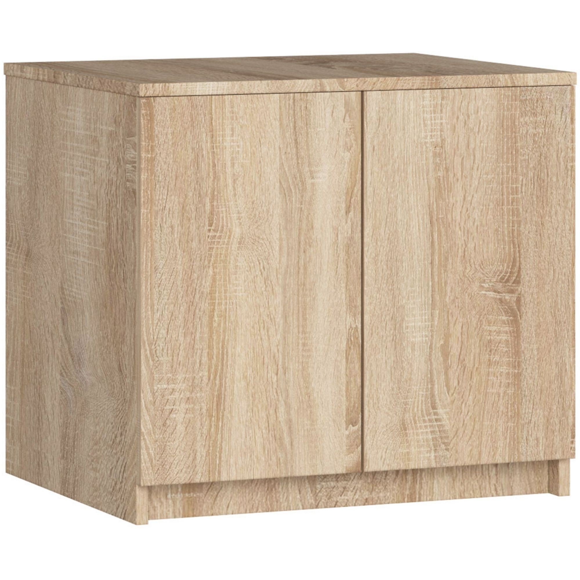 Nadstawka na szafę AKORD S60 Dąb Sonoma 60 cm 2 drzwi kolor Dąb Sonoma mat 2 półki 60x51x55 cm
