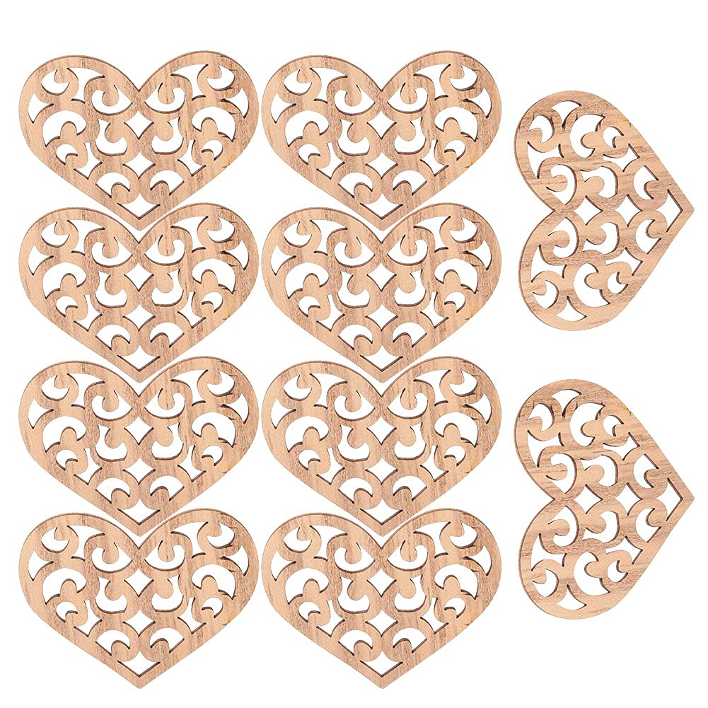 H-Customs Portachiavi In Legno A Forma Di Cuore – 4 Strati Colorati – Fatto A Mano - 2