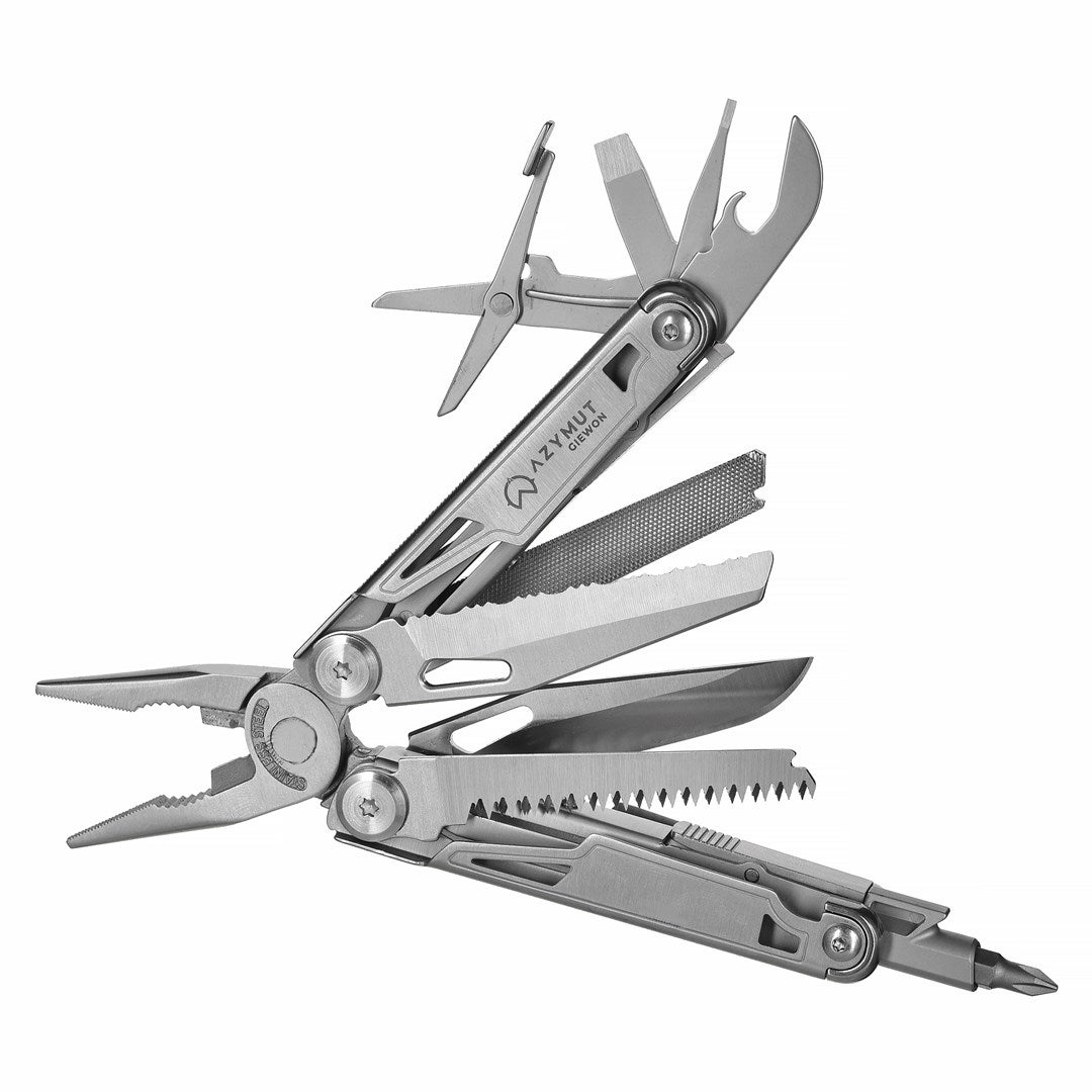 Multitool azymut GIEWON 14 funkcji stal nierdzewna wytrzymała