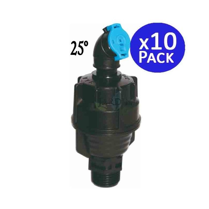 Lot De 10 Micro-Arroseurs 180° Avec Microtube Et Piquet 40 Cm – Débit 73-125 L/h – Portée 1,7 M – Irrigation Jardin & Agriculture