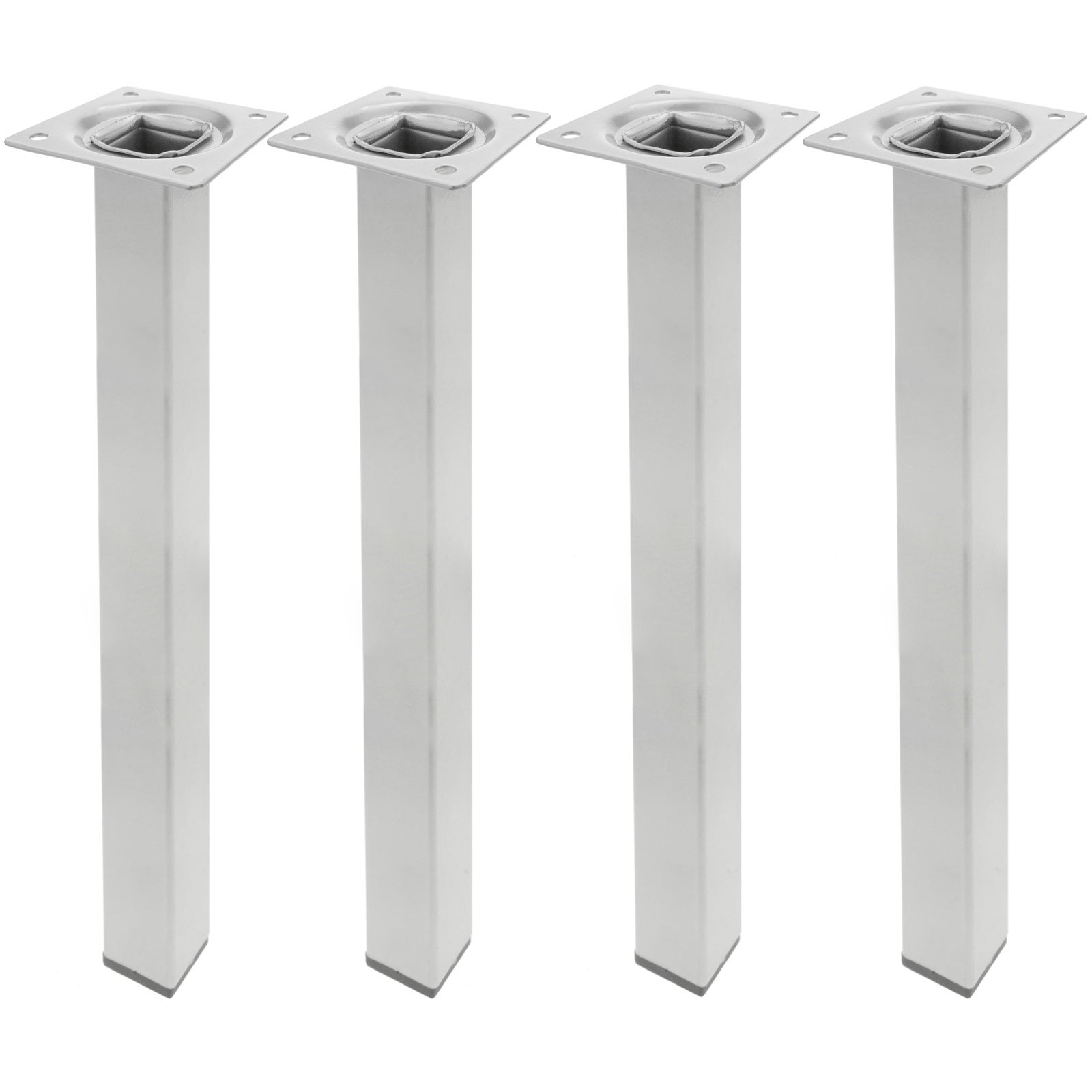 4 Pieds De Lit Carrés Inox – Hauteur 15 Cm | Filetage 8 Mm, Diamètre 6 Cm | Pour Sommiers, Fabrication Française - 11