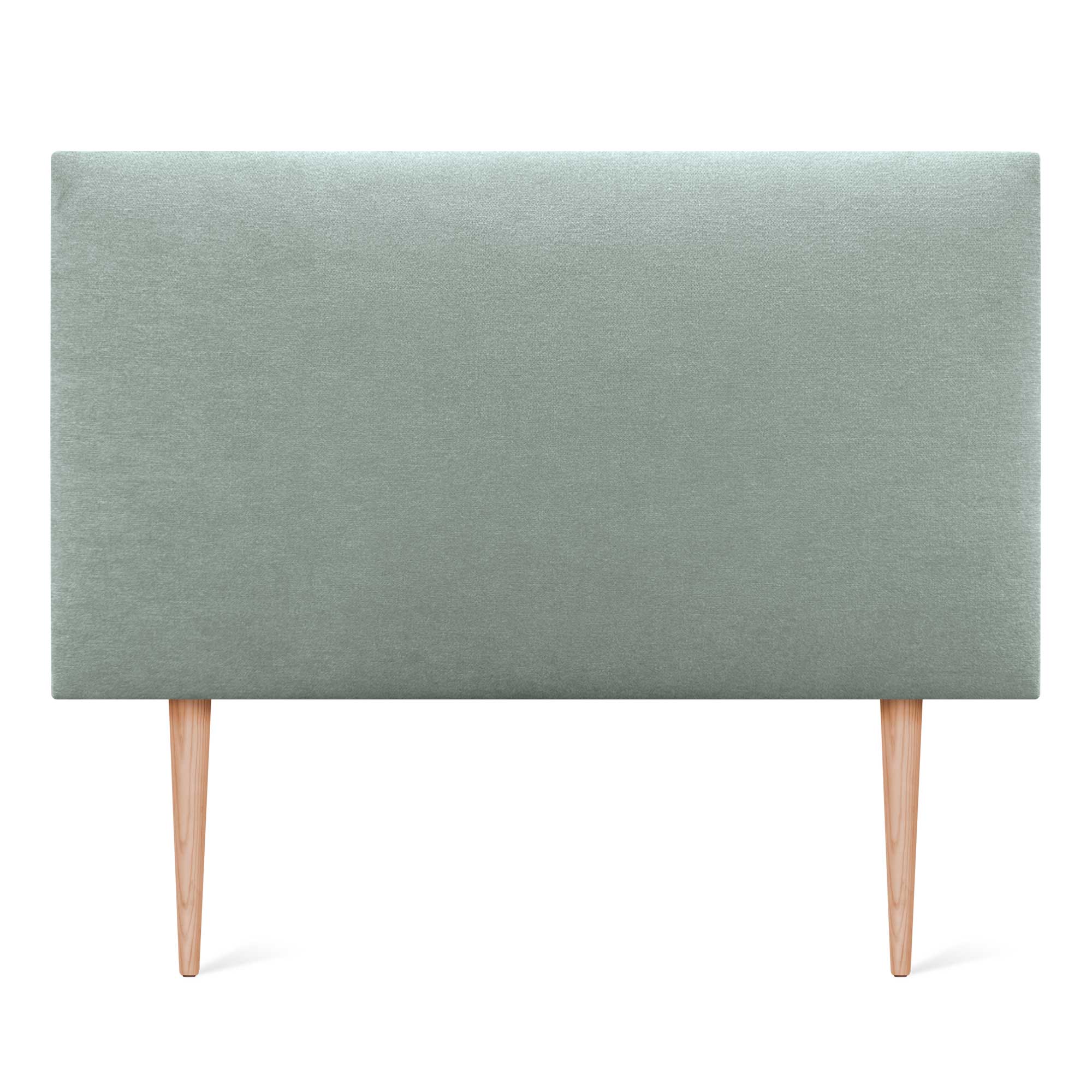 DHOME Cabecero de Tela AQUALINE Liso y con Patas cabeceros Cabezal tapizado Cama Lujo (Tela Verde Agua, 90cm (Camas 70/80/90)) - 3