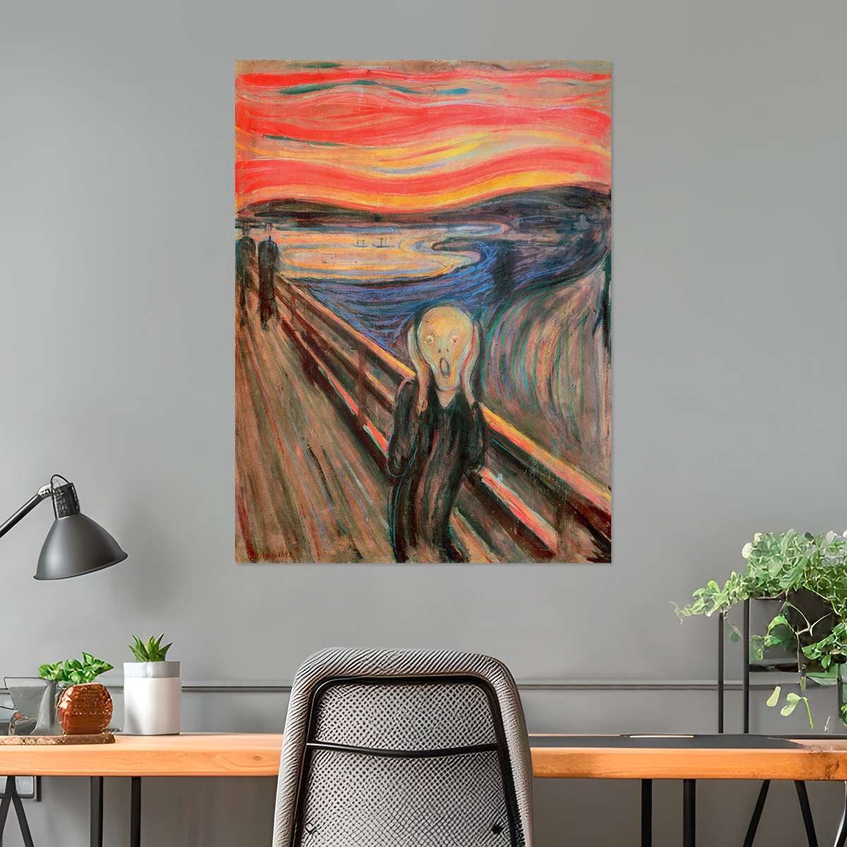 Affiche Munch, Le Cri (impression sur papier, 40x30 cm, sans cadre) - 3