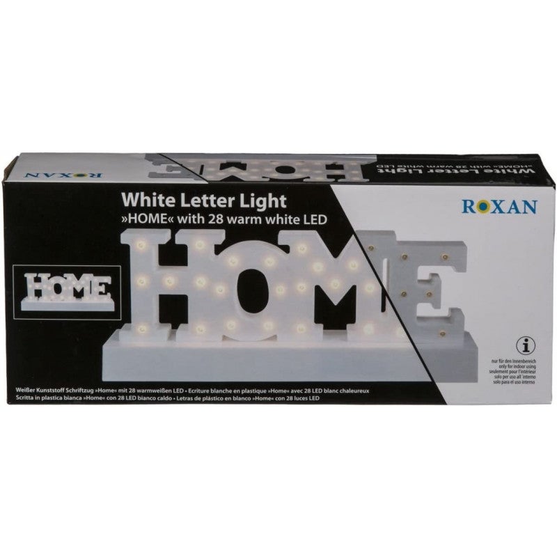 OOTB Home Lettera Luce, Bianco - 3