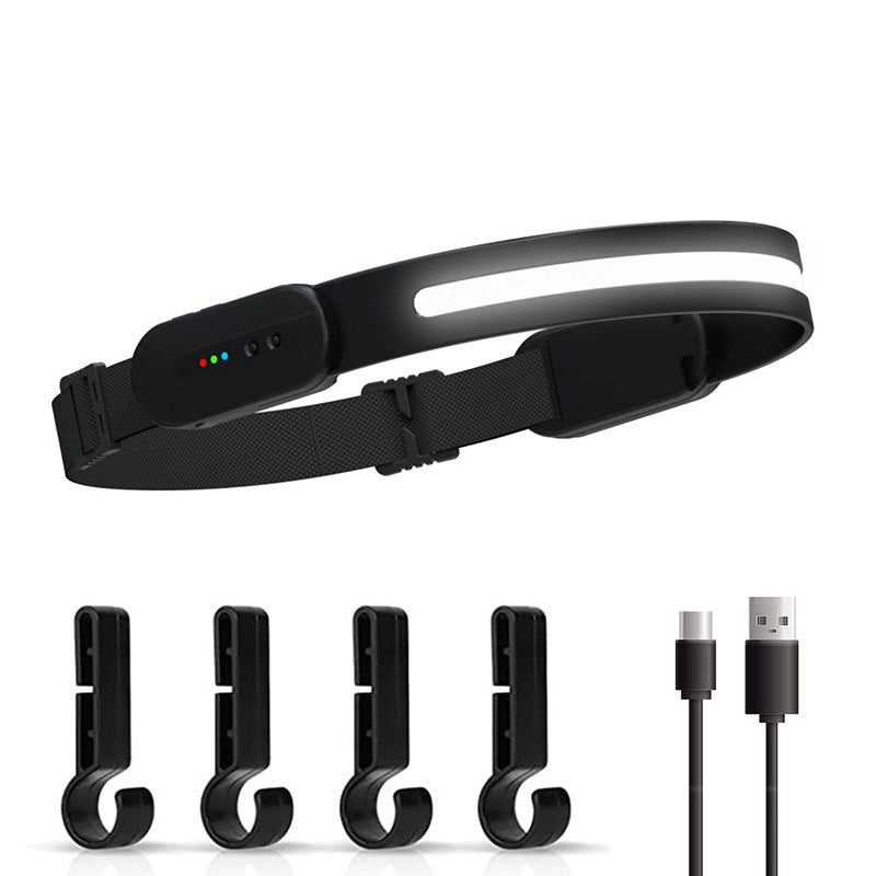 Lampe Frontale 2024 Rechargeable étanche Bluetooth Avec Capteur De Mouvement – 350 Lumens