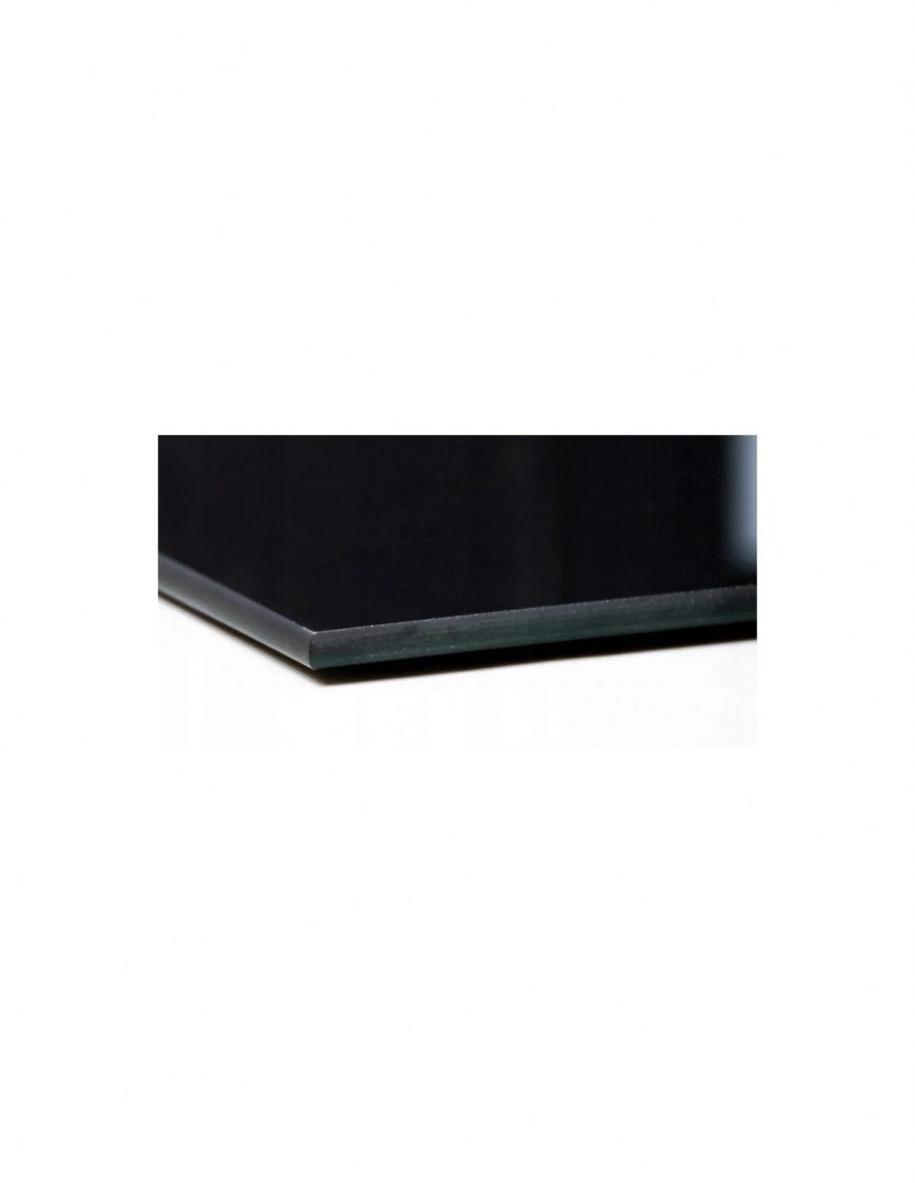 Podstawa szklana hartowana - szyba pod Piec lub Kominek 80x70 cm CZARNA - 2