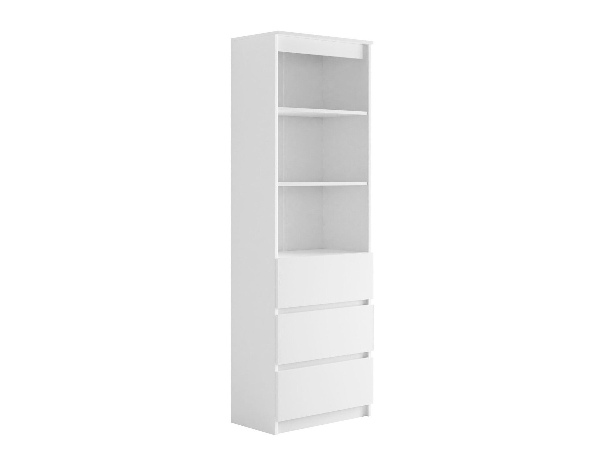 Estantería Comfivo Gallus, Con cajones, Aglomerado laminado, Número de cajones: 3.00, 180x60x35cm, Blanco - 5