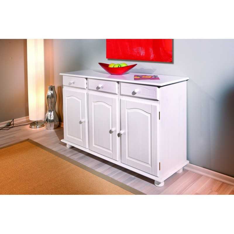 Buffet 3 portes + 3 tiroirs dim.130x43x87h - 7