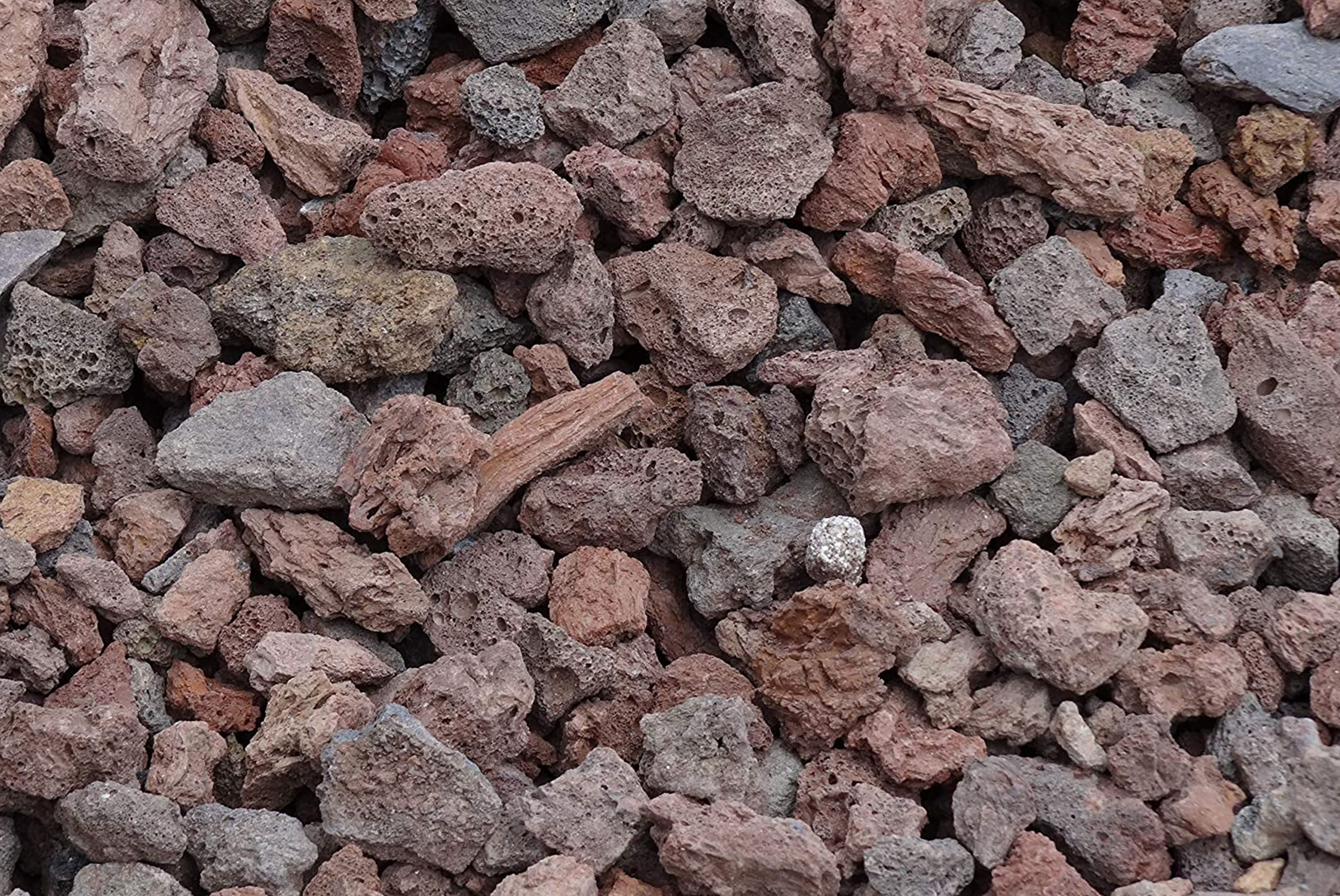 1 kg Pouzzolane 5 – 15 mm, pierre de lave rouge pour Jardin, paillage et décoration à l'intérieur et à l'extérieur - 5