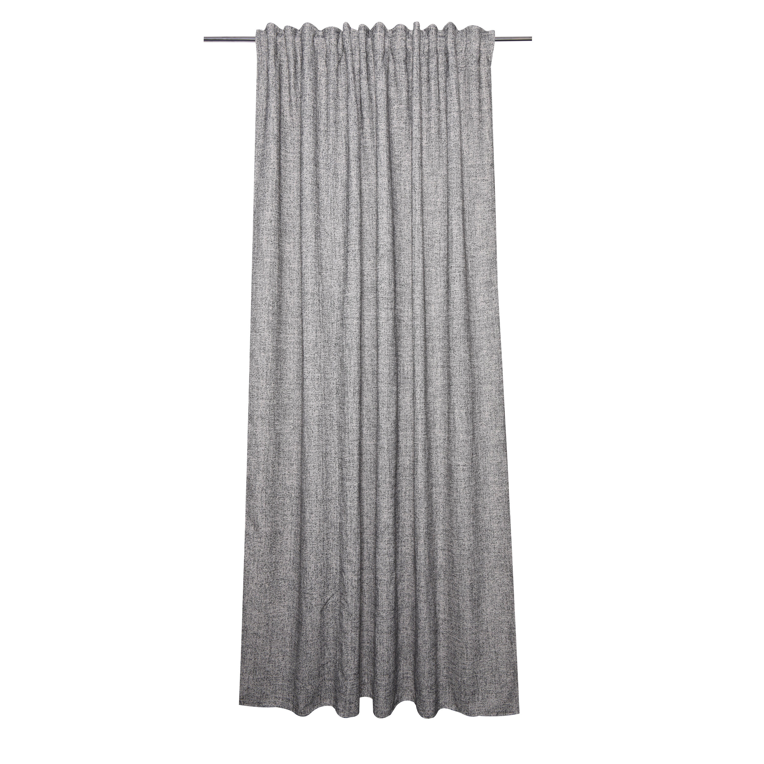 Zasłona zaciemniająca JAXON - szer. 200 x wys. 280 cm - poliester - szary