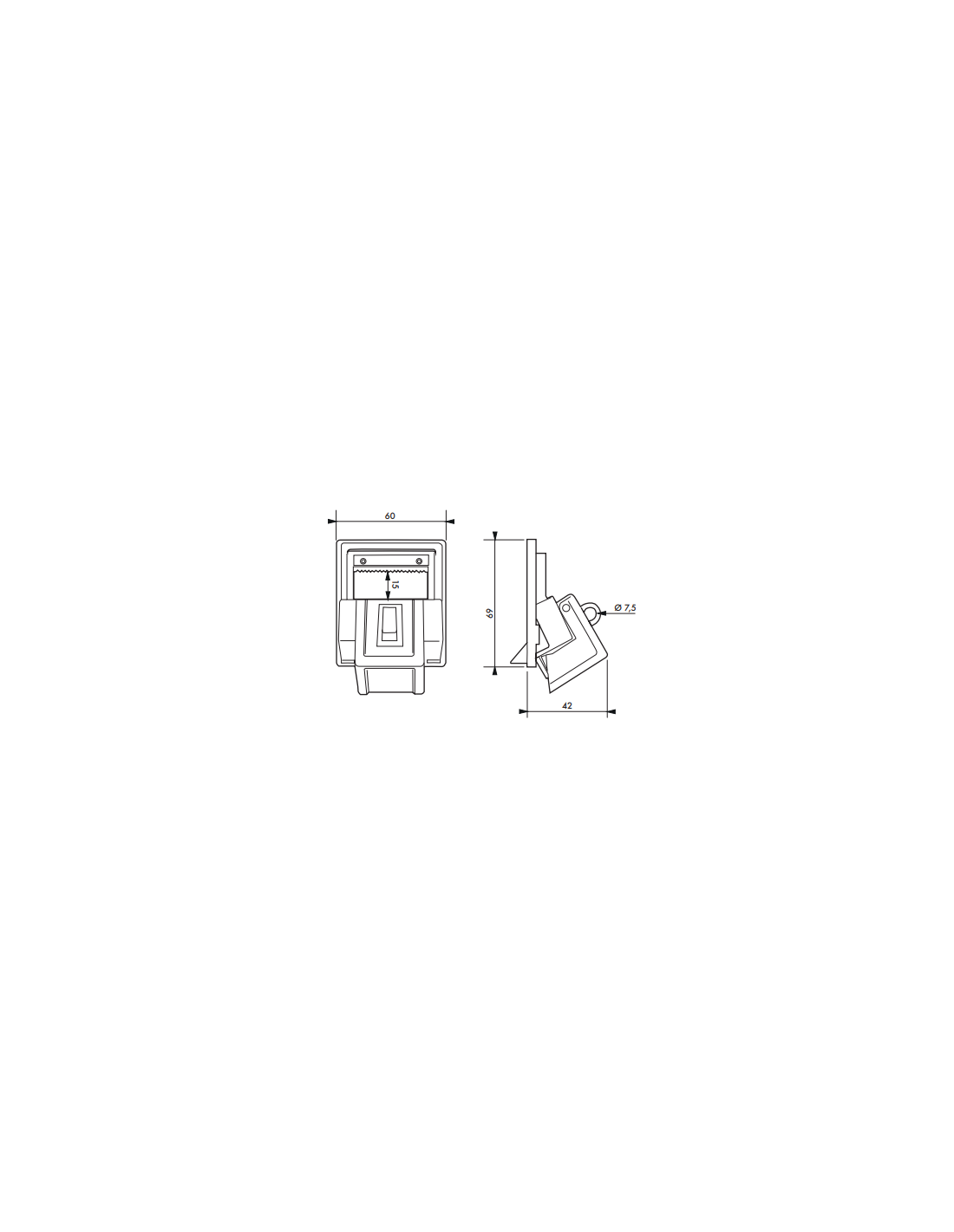 Verrouillage disjoncteur à bascule 42mm - THIRARD | Leroy Merlin