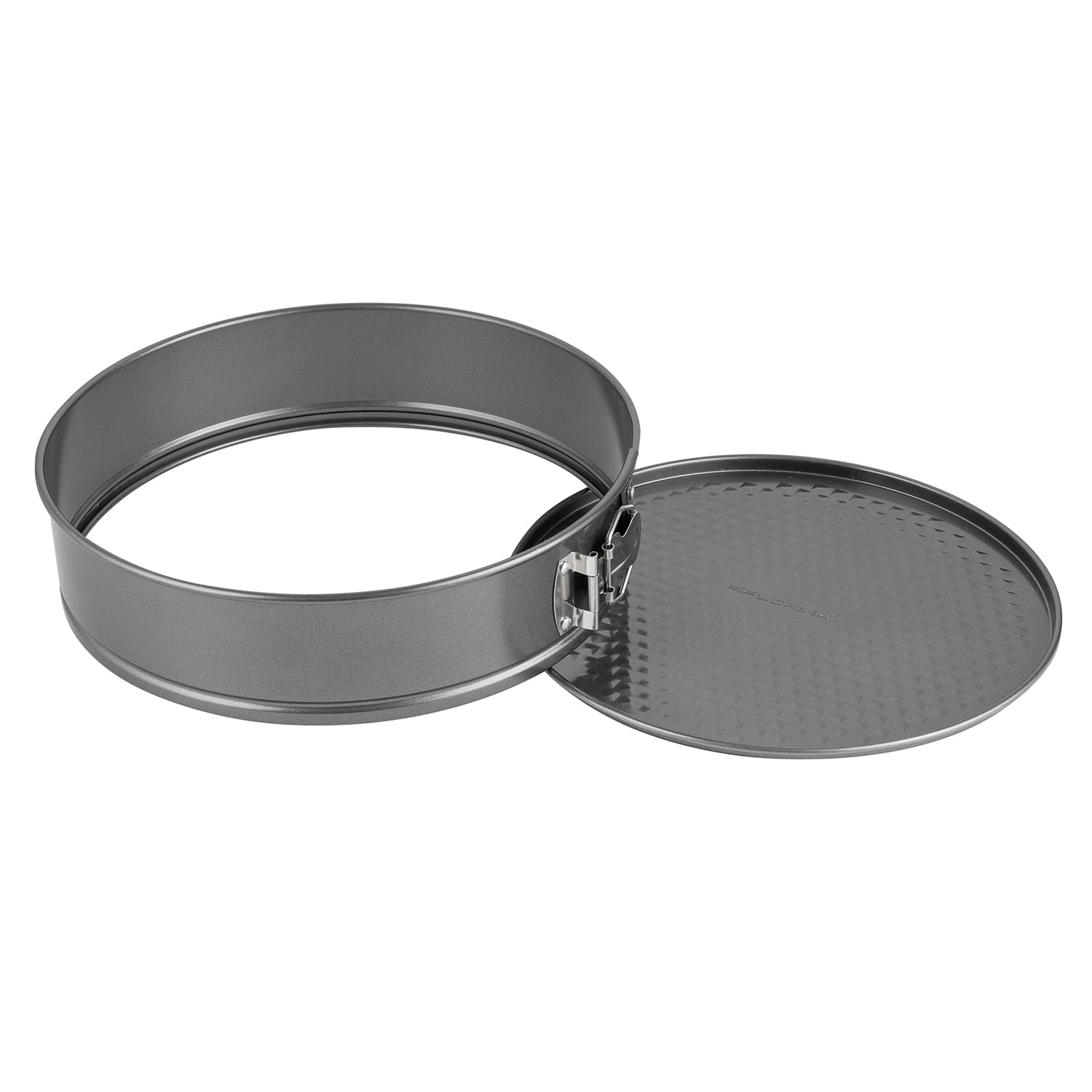 Florina Tortiera Apribile I Stampo Torta LIKORIS I Rivestimento Antiaderente I Acciaio al Carbonio I Stampo Rotondo per Torte I Coperchio con Maniglia - 3