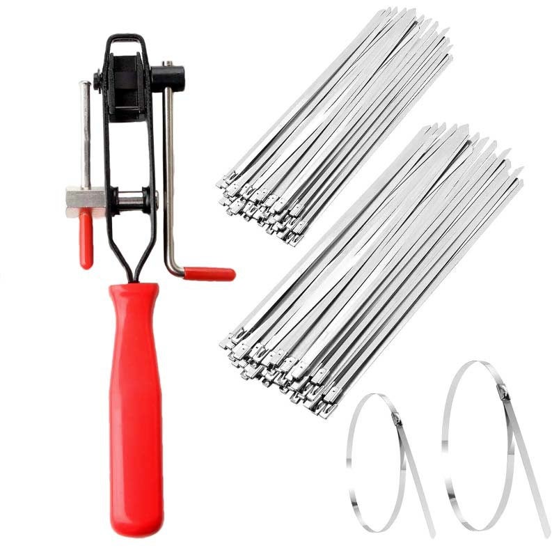 200 Attaches-câbles En Nylon Autobloquantes - Pour Auto, Bricolage, Rangement | Résistantes UV Et Vibrations - 10