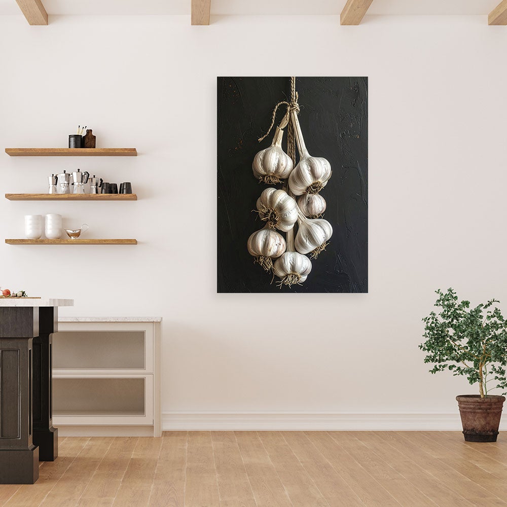 Obraz do kuchni restauracji baru jadalni, Suszony czosnek warzywa 70x100 - 2