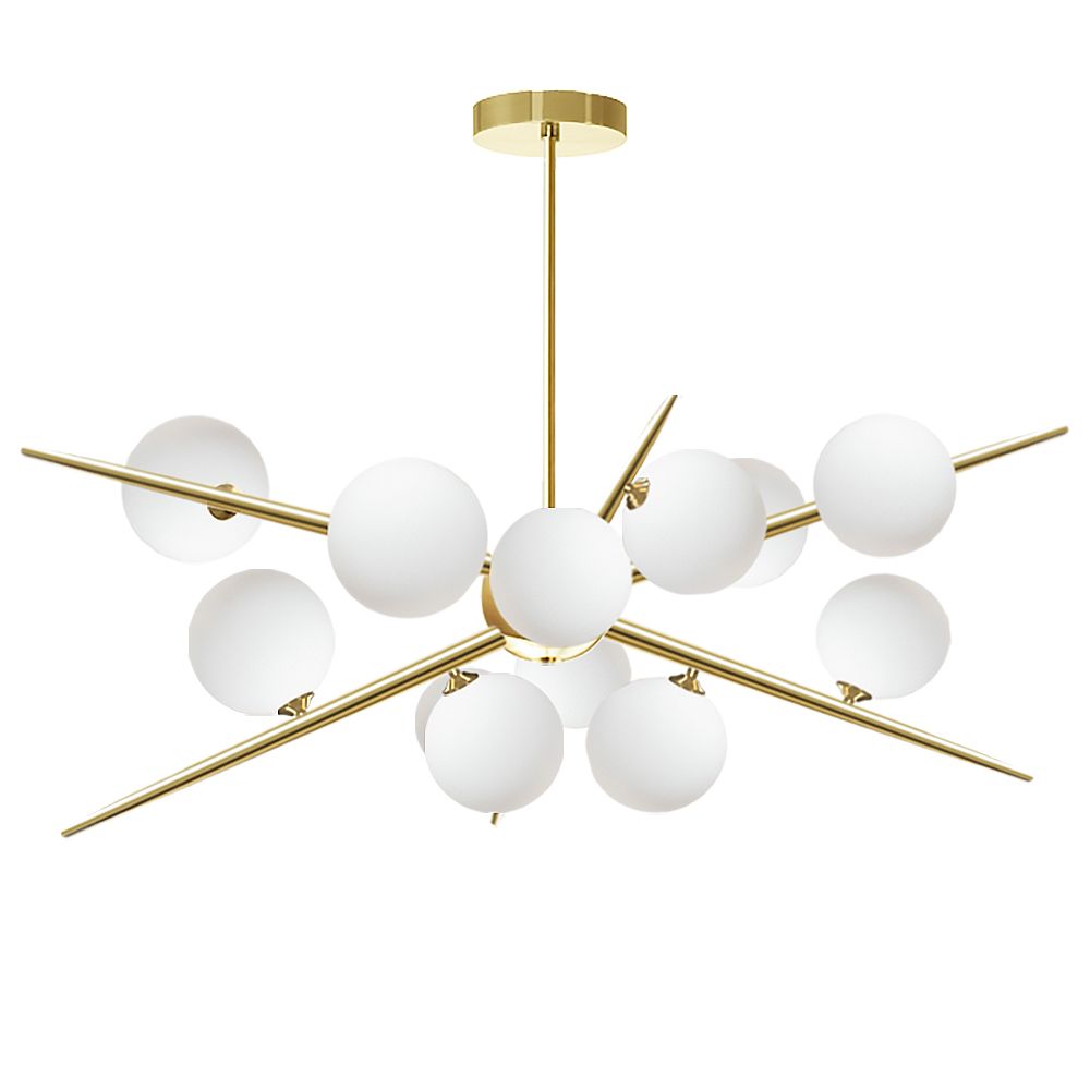 Lampa Sufitowa Wisząca Toolight App998-12Cp Złoty