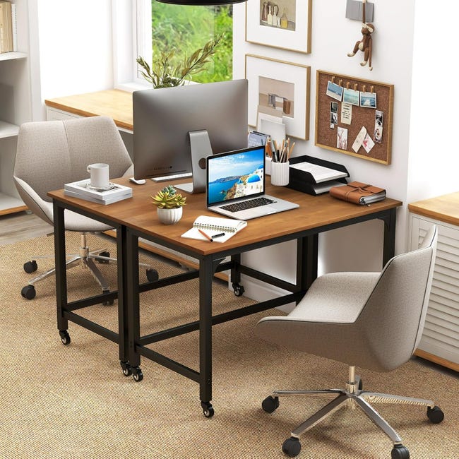 TECHLY Scrivania Mobile per PC Stampante con Tastiera Estraibile Nero TECHLY Scrivania Mobile per PC Stampante con Tastiera Estraibile Nero