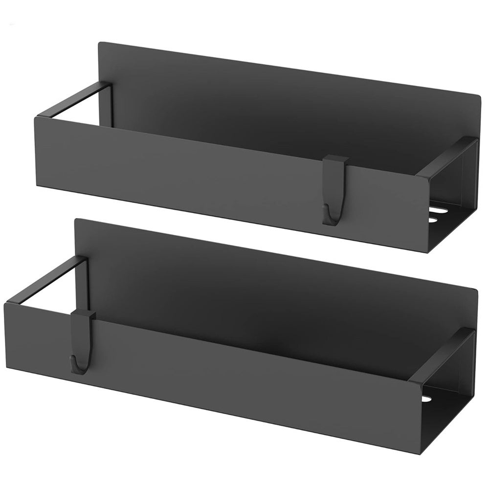 Lot De 2 Étagères à Épices Magnétiques Pour Réfrigérateur - Support Mural Blanc Pour Condiments
