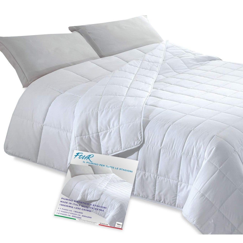PIUMINO SINTETICO STAGIONI FOUR MADE IN ITALY QUALITÀ EXTRA