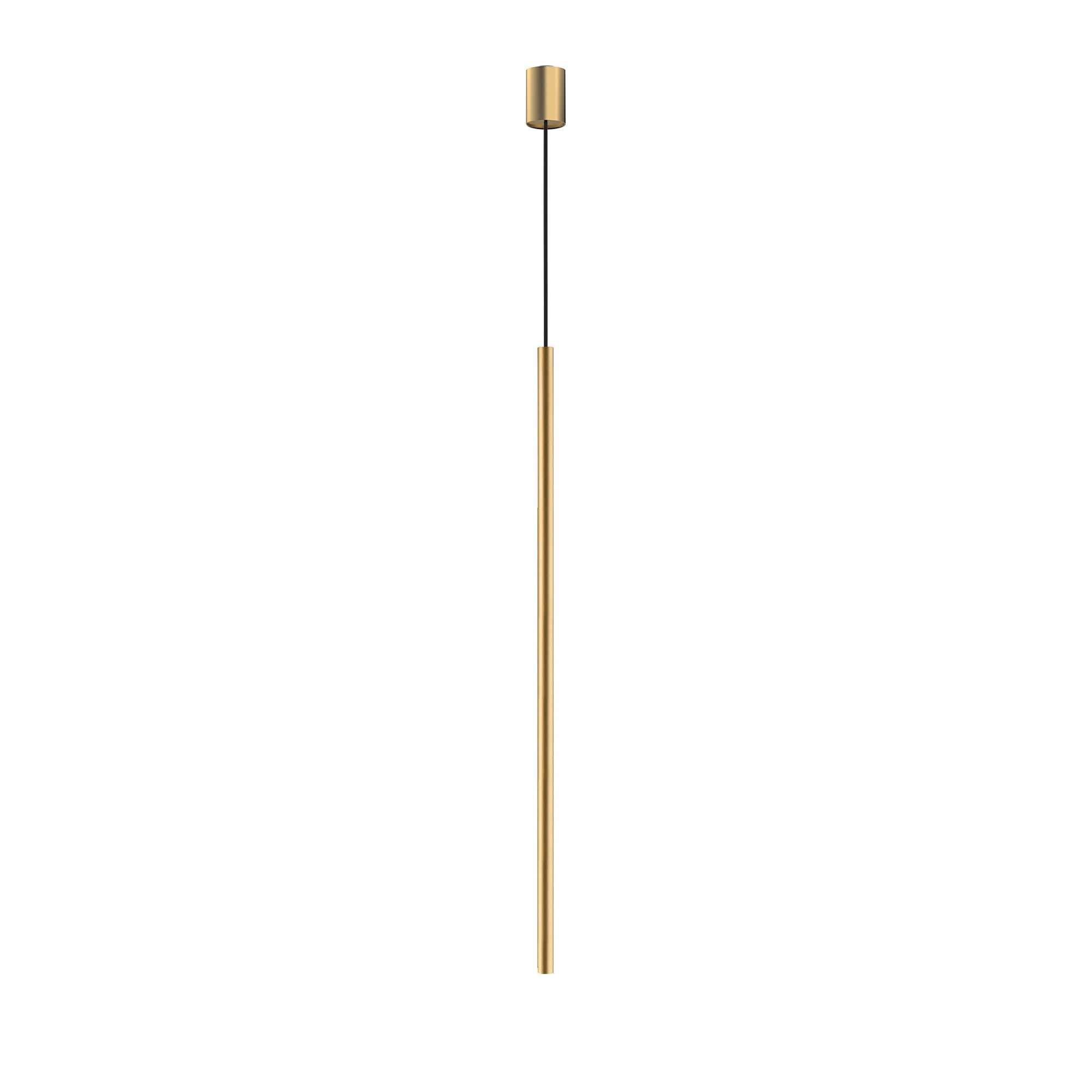 Lampa wisząca Laser satynowa złota 1xG9x10W wym: 205 x 5,5 cm metal Nowodvorski Lighting