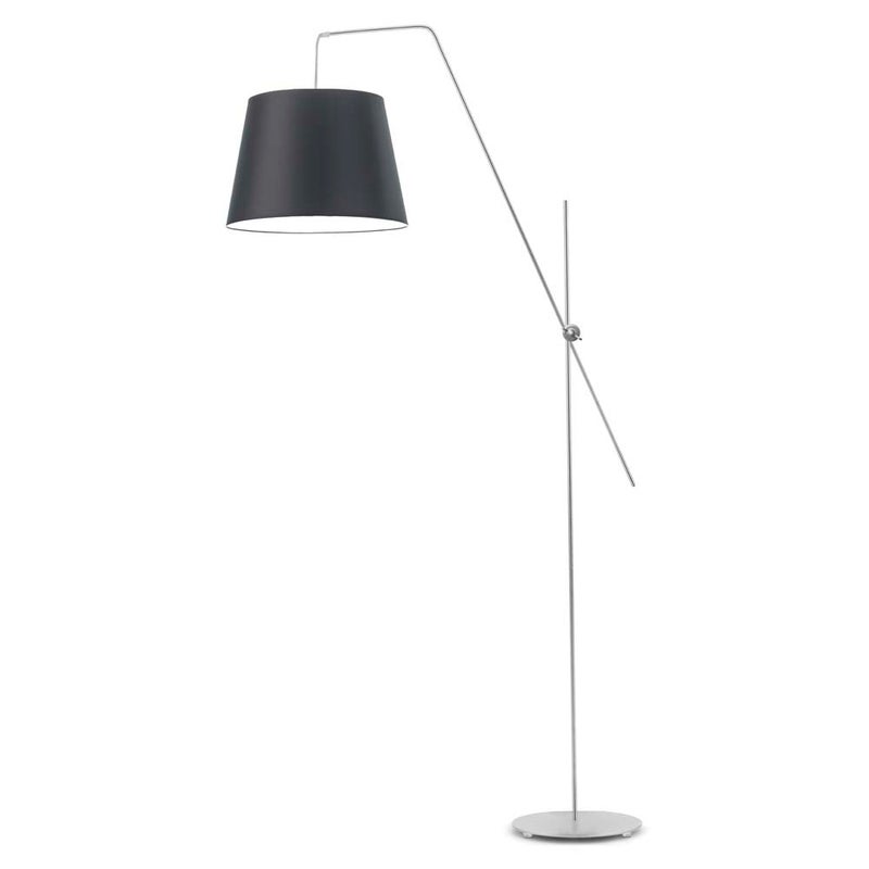 Lampa stojąca podłogowa przegubowa regulowana z abażurem stożek MODERN