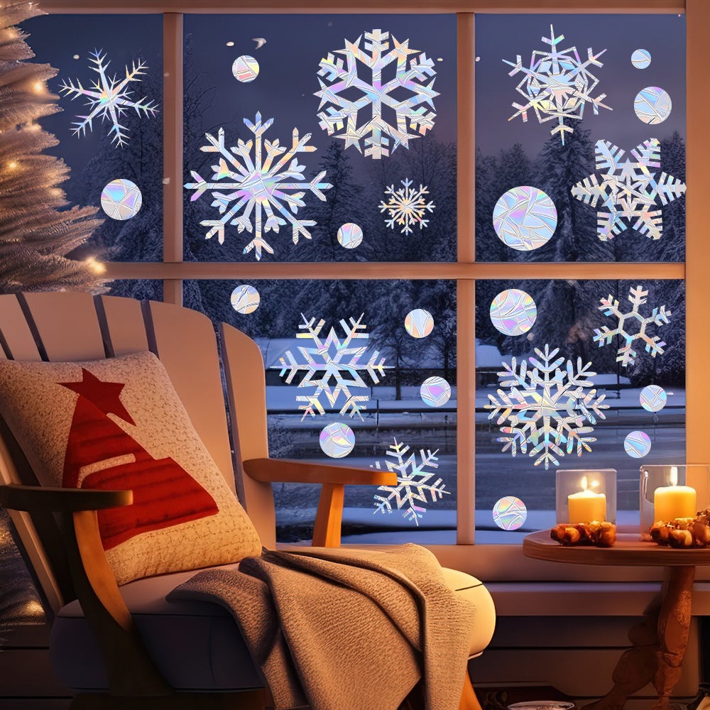 Adesivi Finestre Di Natale Snowflake Spound Reindeer Finestra Display Senza Colla In Incogno Elettrostatico Decorazioni Esterni Natalizi Cs006 Da 2,95 € | DHgate