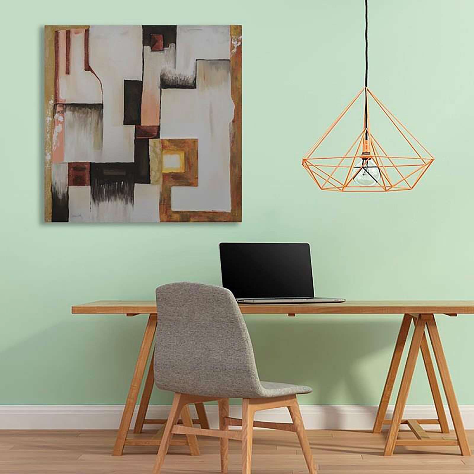 Tableau bois Zone - 100 x 100 cm - 2