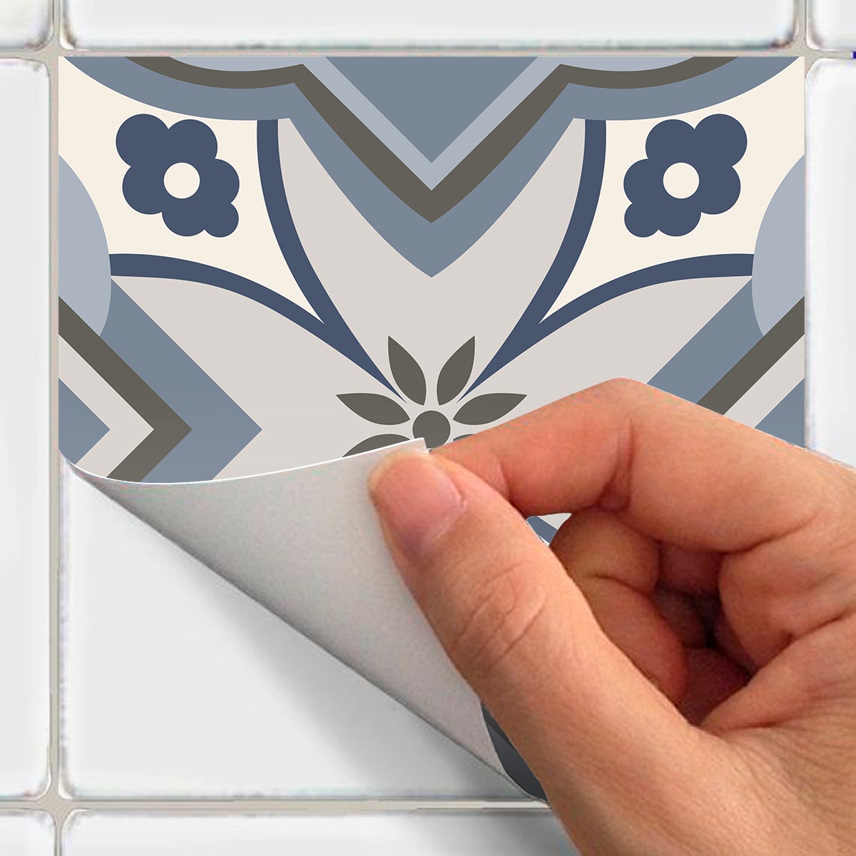 9 adesivi piastrelle azulejos Framboisia - Sticker adesivo - adesivi murali - 9stickers10x10cm - 4