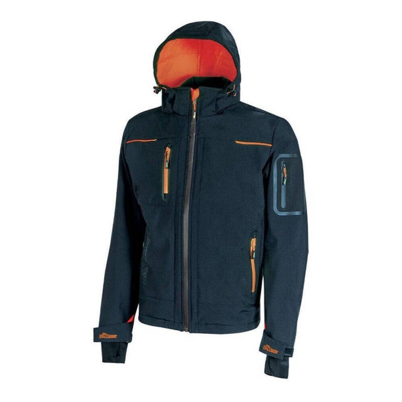 Veste Softshell de travail SPACE doublée micro-polaire Bleu - U Power - Taille S - 6