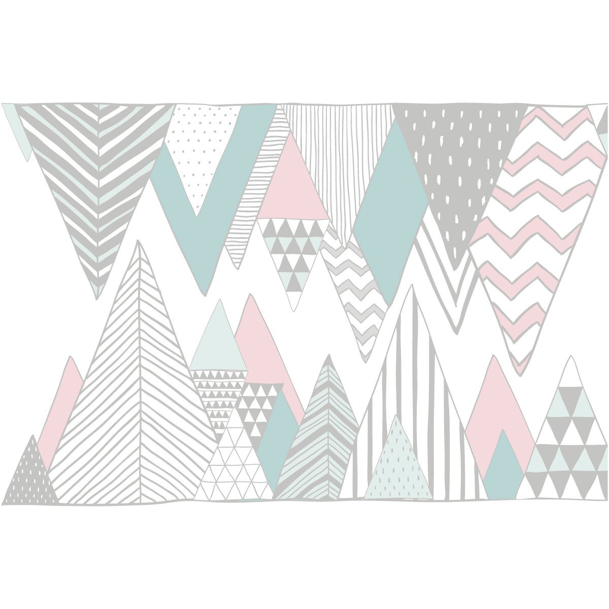 Adesivo montagna scandinavo pensacola - Sticker adesivo - adesivi murali - 110x165cm - 4