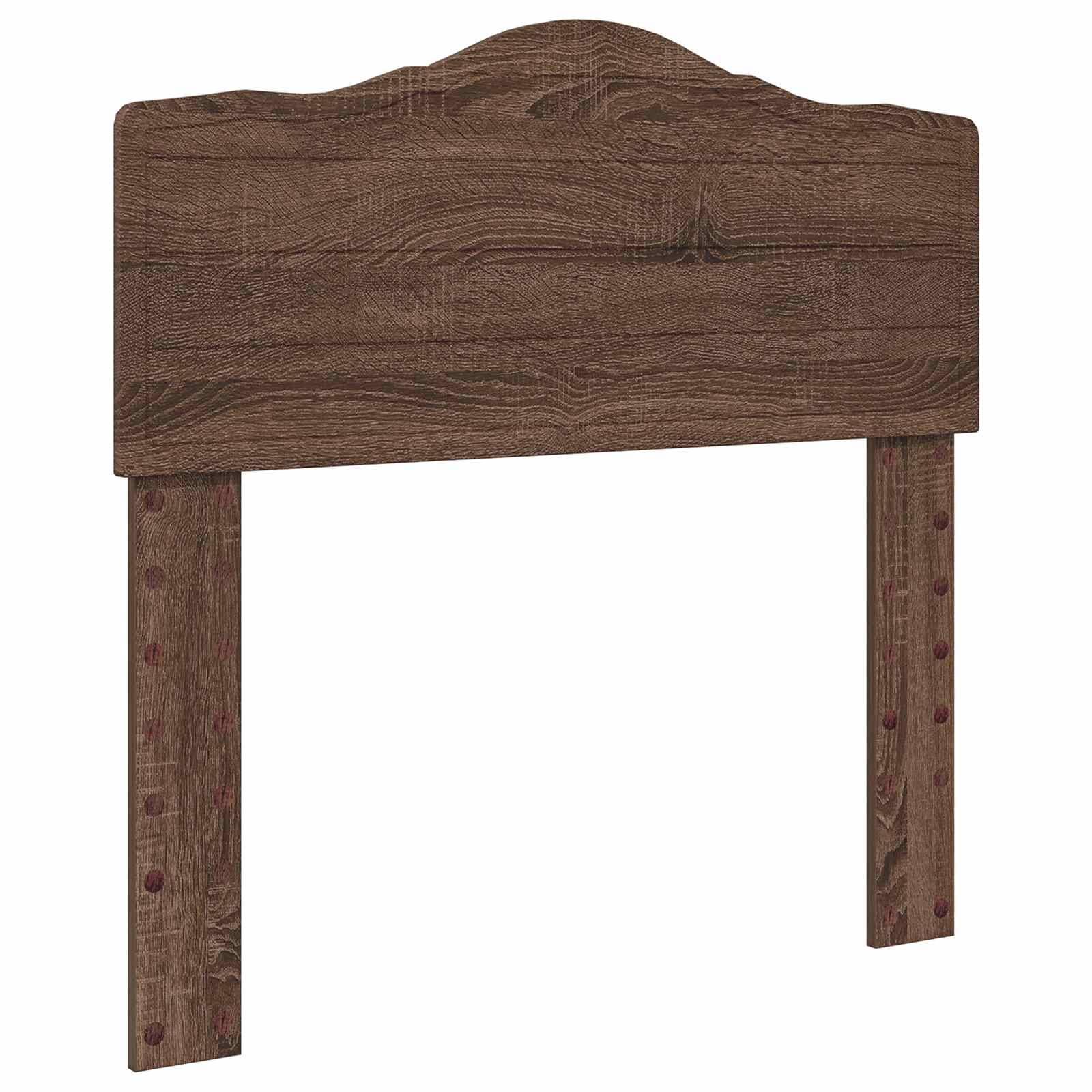Lit avec rangement, panneau de bois, chêne brun, pour la chambre, 70 × 190 cm - 7
