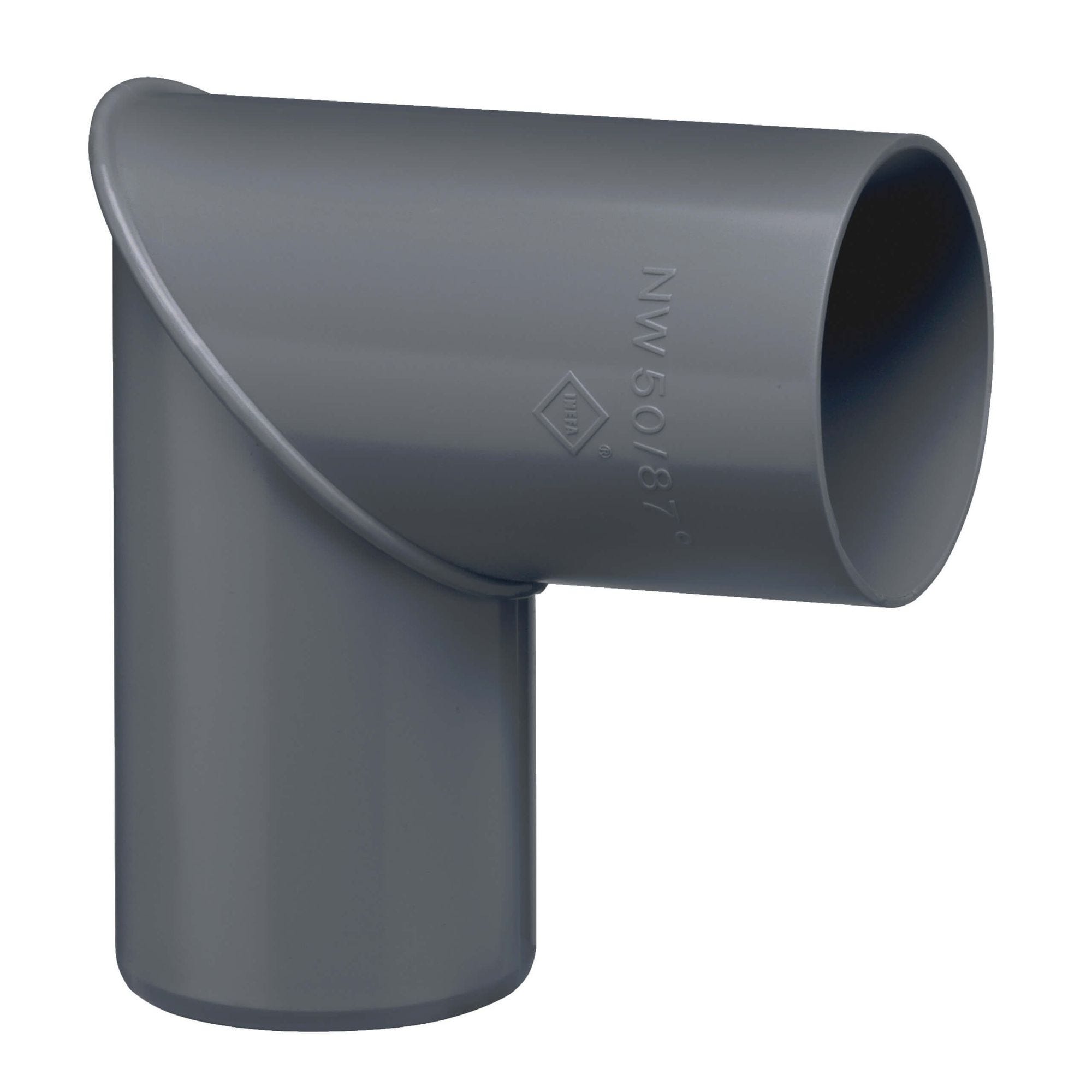 Coude 87 Pour Descente Pluviale PVC DN50 50 Mm Lot De 10 coude-87-pour-descente-pluviale-pvc-dn50-50-mm-lot-de-10