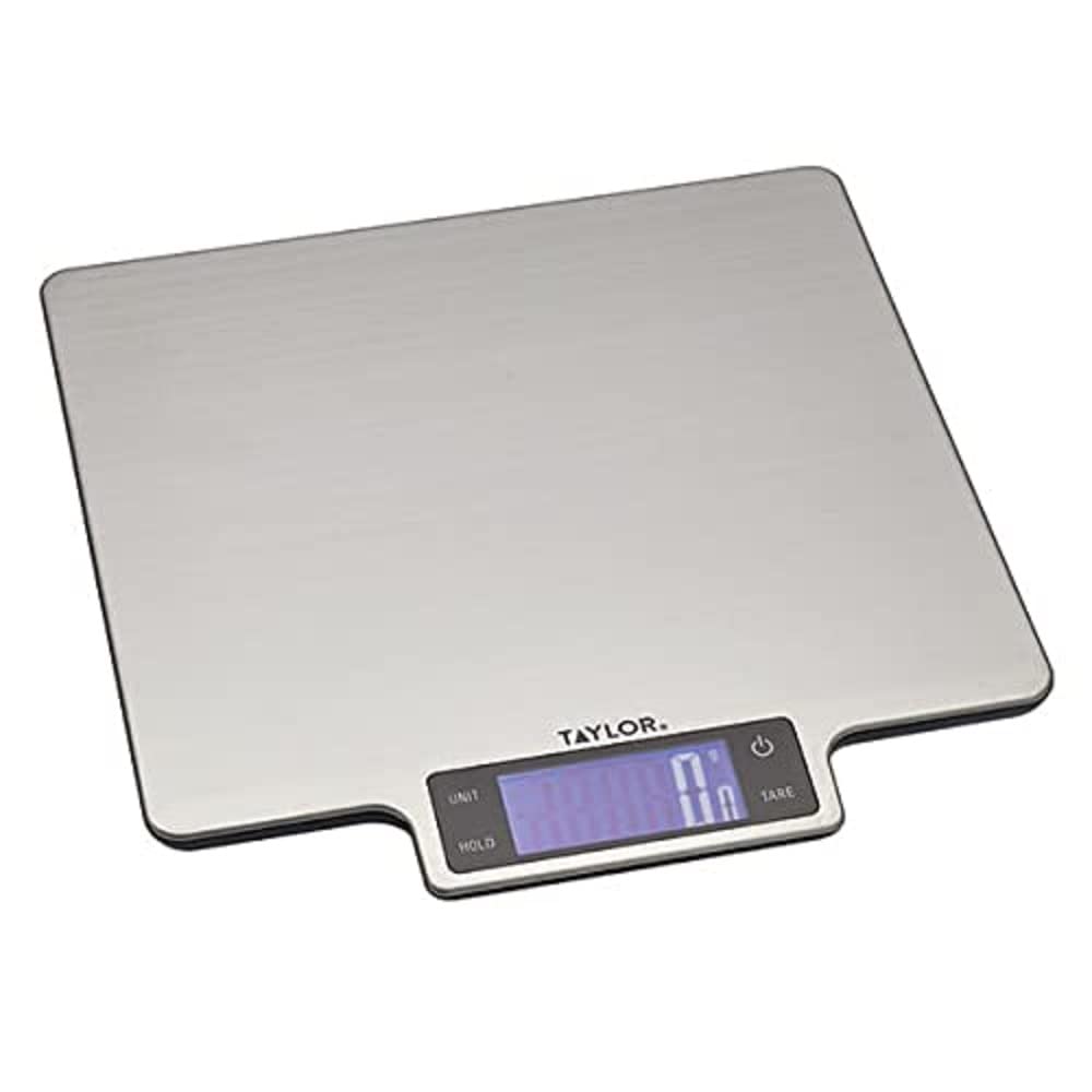 Taylor Pro Bilancia Da Cucina Digitale In Vetro, Argento, UltraSottile, Capacità 5kg, Con Funzione Tara E Display LCD, Confezione Regalo, Garanzia 20 Anni - 6
