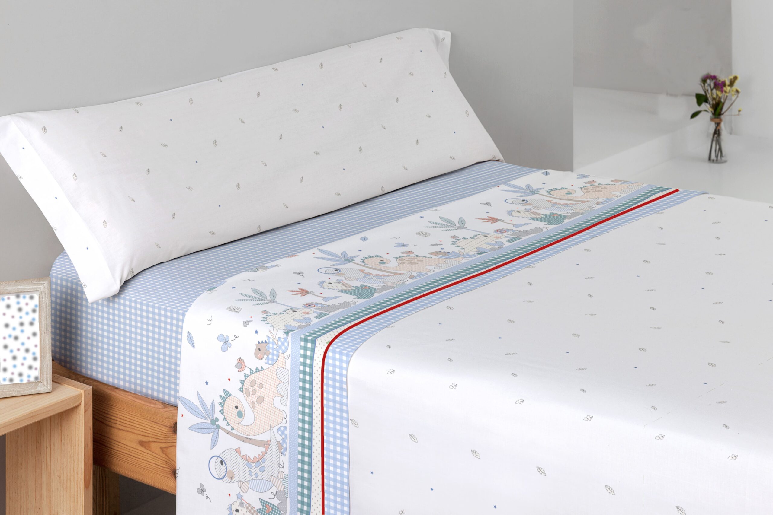 Juego de sábanas 3 piezas infantil acabado suavipur peques cama de 90